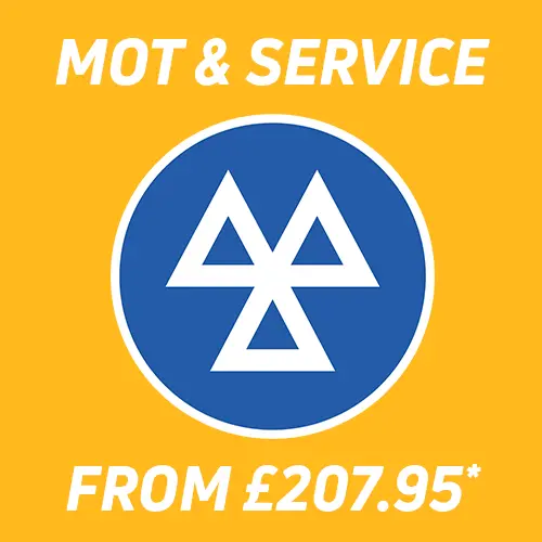 Save When You Book An MOT & Service Together! Prices from £207.95.